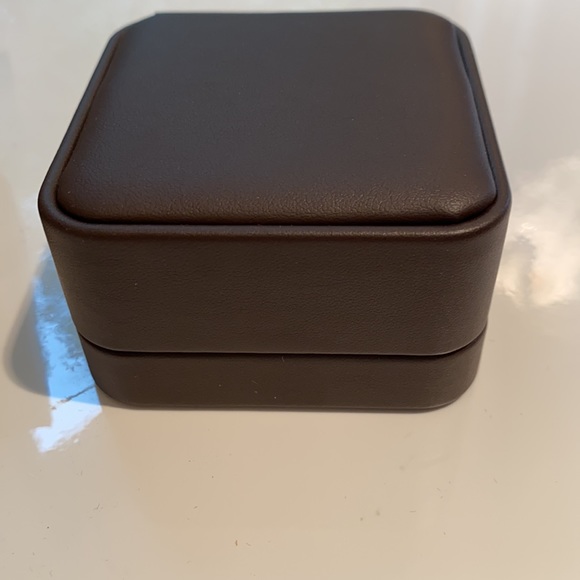 Jewelry Ring Box and Case Empty NEW Brown - Picture 3 of 3